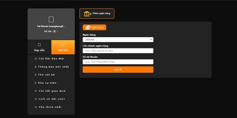 Rút tiền Hubet yêu cầu hội viên phải xác minh tài khoản trước khi thanh toán