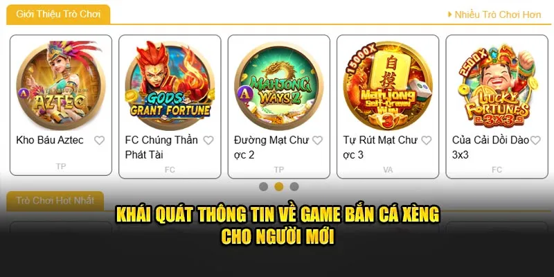 Khái quát thông tin về trò chơi giải trí chất lượng cho người mới